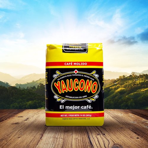Yaucono Ground Coffee Bagged, 14 Ounce (Pack of 9)