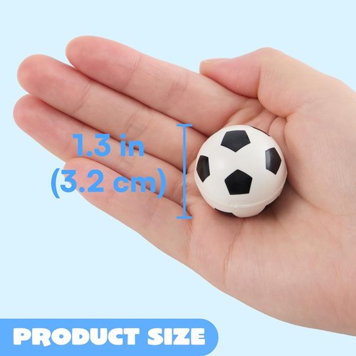 JOYIN 24 Pcs Multi-Sports Bouncy Balls - Fun 32mm Party Favors for Kids 4-8 | Includes Storage Bag