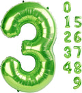 Numbers Balloon 3 - 40 Inch Large Light Green Birthday Decoration for Three-Year-Old Parties