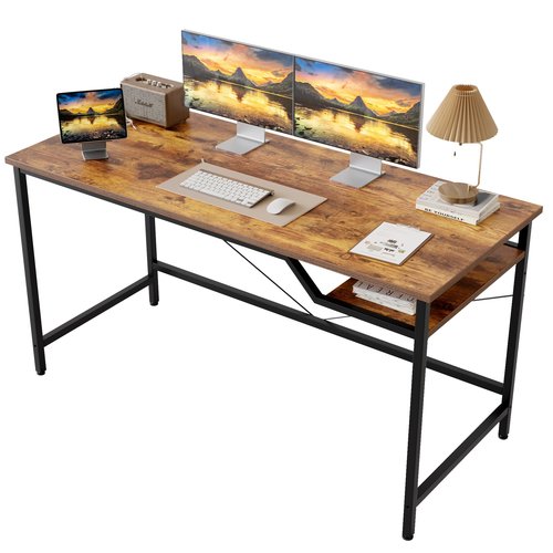Mericonia 48 inch Computer Desk, Gaming Desk for Small Spaces, Modern Simple Style Table for Home Office, Study Student Writing Table