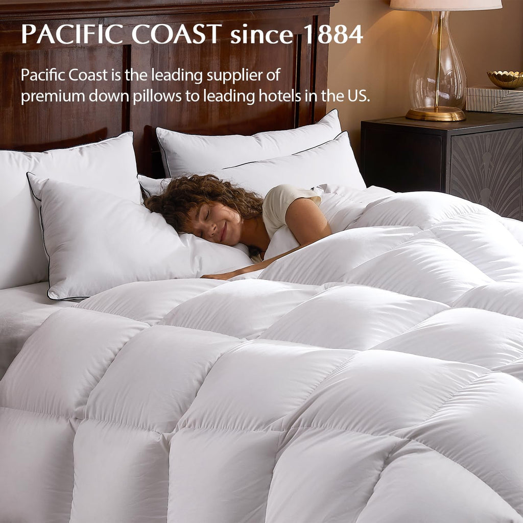 Pacific Coast | Hotel Collection Goose Feather & Down Bed Pillow - Medium Support, Standard Size