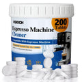 Espresso Machine Cleaning Tablets Descaling -200 Tablets, Compatible with Breville Barista Express, Gaggia, Delonghi, Jura, Philips - Universal Coffee Machine Cleaner Solution for Espresso Machines