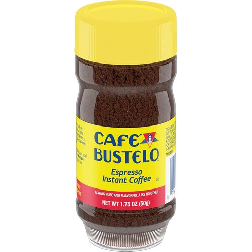Café Bustelo Espresso Style Dark Roast Instant Coffee - Rich Flavor, 1.75 Ounces