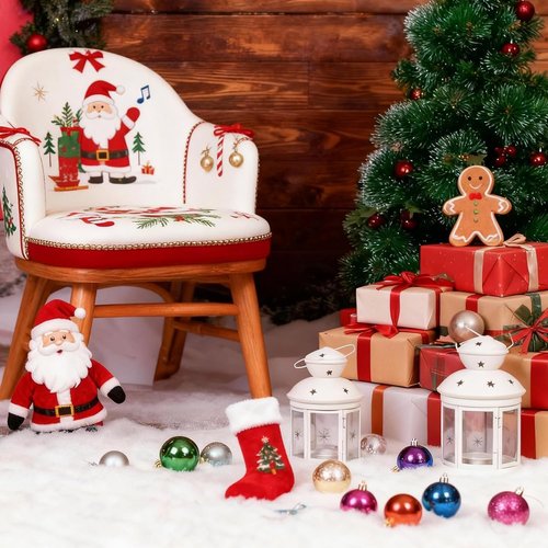 Fake Snow Blanket - Artificial Snow Roll for Christmas Village | 31.5" x 94.5" Fluffy White Holiday Decor