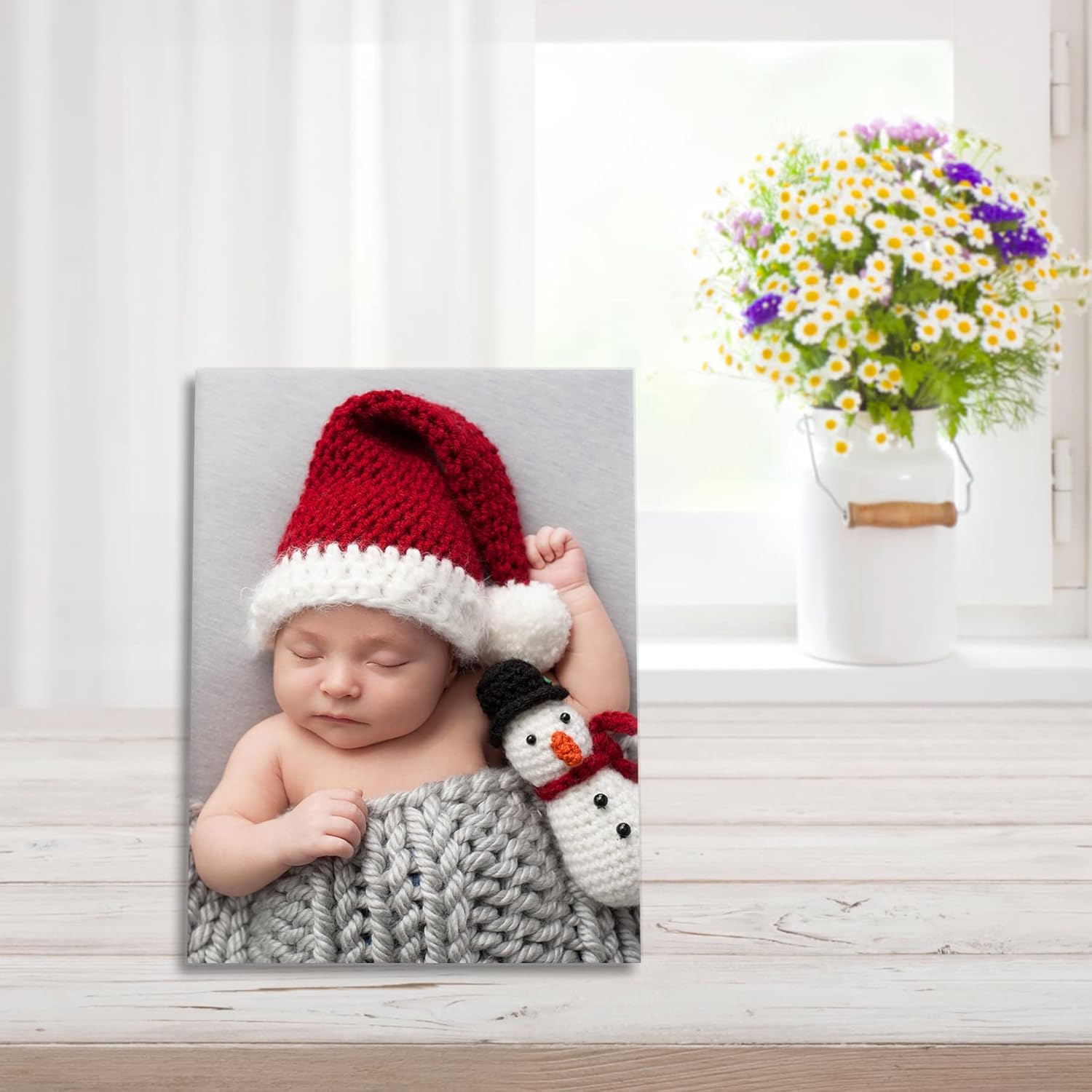 YK Artwood Custom Canvas Prints - Personalized 8x10 Inch Photo Uploads | Unique Gifts for Kids, Pets & Mother's Day
