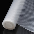 Shelf and Drawer Liner for Kitchen Cabinet,Non Adhesive Durable EVA Shelf Paper, Non Slip Waterproof Decorative Mats for Dresser Cupboard Refrigerator Bathroom Wire Grip Shelves(Clear,12 in X 10 Ft)