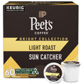 Peet's Coffee Light Roast K-Cup Pods - 100% Arabica Sun Catcher, 60 Count (6 Boxes of 10 Pods)