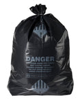 Ultrasac 33 Gallon 6 MIL Large Black Heavy Duty Garbage Bags - 30" x 40" - Pack of 32 - For Contractor, Industrial, Healthcare, & Municipal