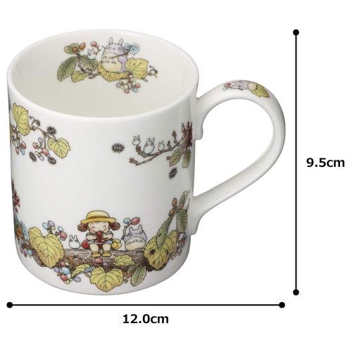 Noritake T97265/4660-5 Noritake Mug, 400cc, My Neighbor Totoro, Gagami, Microwave Safe, 1 Piece, Bone China