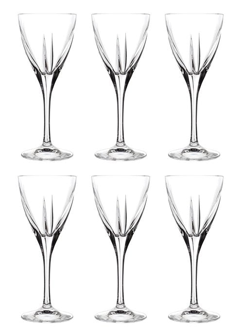 Barski Liquor Glass - Stemmed Glasses - Set of 6 Glasses - Crystal Glass - Designed - Use it for - Sherry - Shot - Vodka - Liquor - Cordial - Each Glass is 2.25 oz Made in Europe