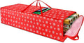 Christmas Wrapping Paper Storage - 40 Inch Organizer for 20 Rolls | Breathable Fabric, Square Design