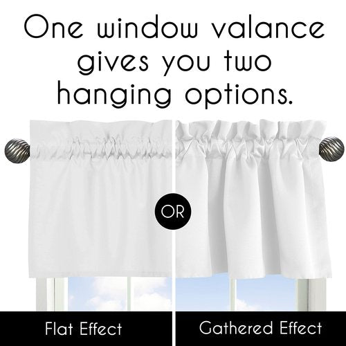 Sweet Jojo Designs Solid Color Blush Pink Shabby Chic Ruffle Window Treatment Valance for Harper Collection