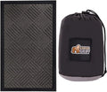 GORILLA GRIP Doormat & Camping Hammock - WeatherMax Easy Clean Gray Diamond, Portable Black Grey 9x4.5 FT, 400lbs Capacity Bundle