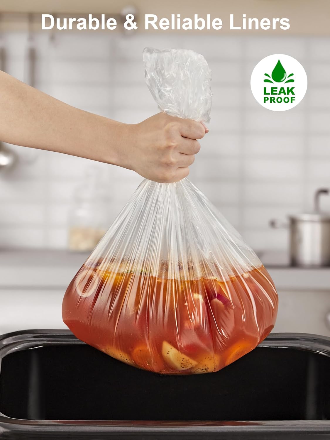 SMARTAKE Disposable Roaster Liners - 2 Count for 16, 18, 22 Quart Roasters | Easy Cleanup, 18 x 34 Inch