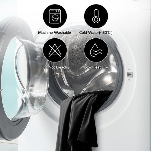 Outpain 4 Pack Black 72in/6FT Round Spandex Tablecloth,132inch Stretchy Fitted Table Cloths for Round Tables,Wrinkle Free Black Table Cloths with Skirt for Wedding Vendor Graduation Banquet