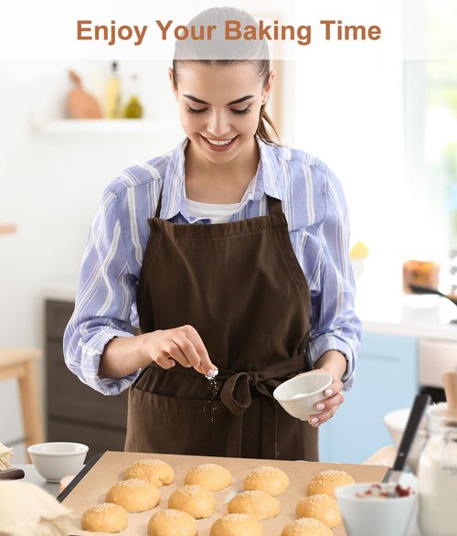 Parchment Paper Baking Sheets, 9 x 13 Inch, 200 Count Precut Non-Stick Unbleached Baking Paper Liners for Oven, Grill, Air Fryer, Steaming, Multipurpose for Bread, Cupcakes, Cookies and More