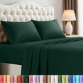 Utopia Bedding Queen Size Sheet Set - Soft, Breathable Microfiber | 4-Piece Emerald Green Bedding Set