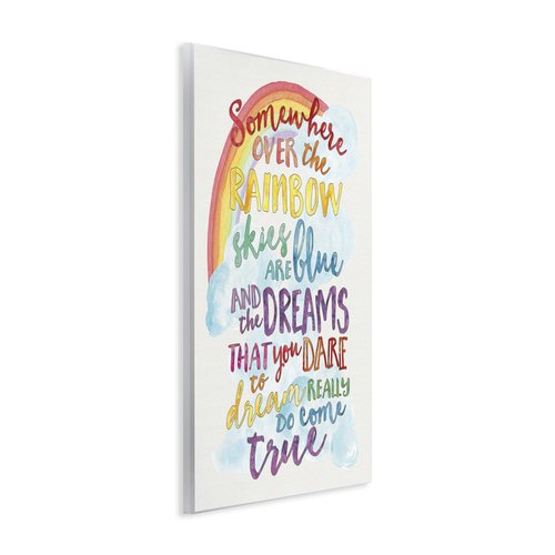 Stupell Industries Somewhere Rainbow Wall Plaque, 10x15, Multi-Color