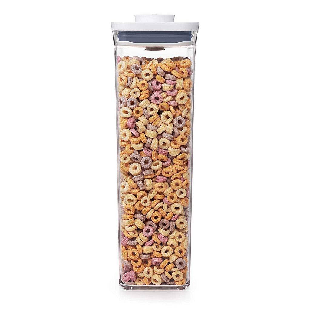 OXO Good Grips POP Container - Airtight Food Storage - 3.7 Qt Rectangle (Set of 4) for Cereal and More