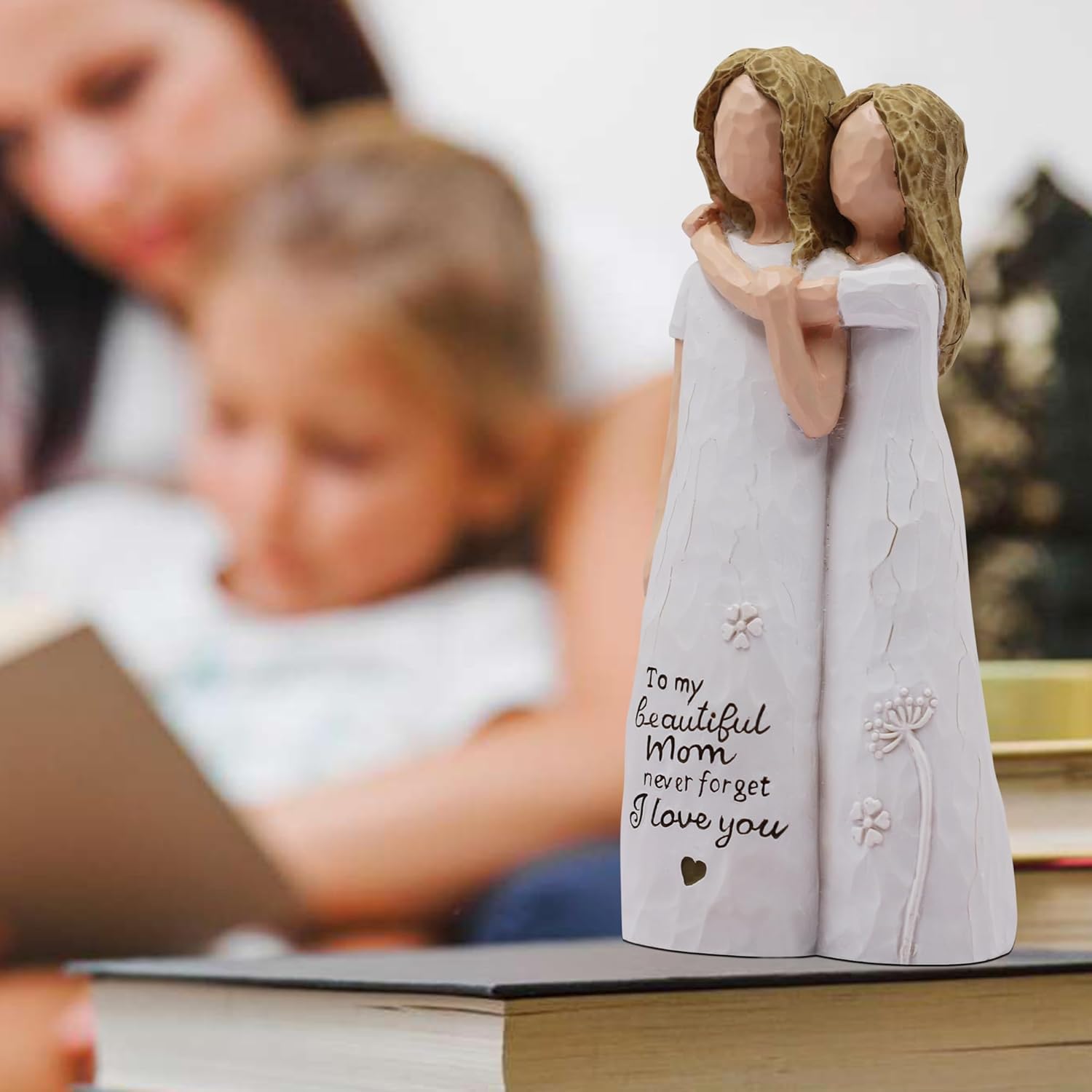 Regine Switzerland | Hand-Painted Sculpted Figurine - Heartfelt Birthday Gift for Mom from Daughter