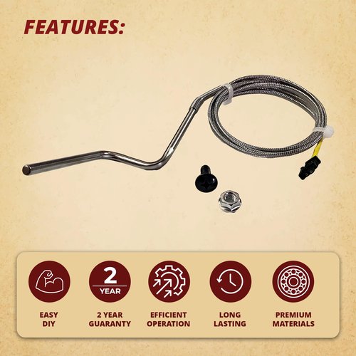 Quadrafire Thermocouple K for the Mt Vernon AE Freestanding & Insert, Edge 60, Heatilator Pointe PT60 - Replaces SRV7000-334 SRV7034-247