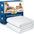 Skiennix 100% Waterproof Queen Mattress Protector - Breathable Cooling Hypoallergenic Cover | 8-21'' Deep Pocket