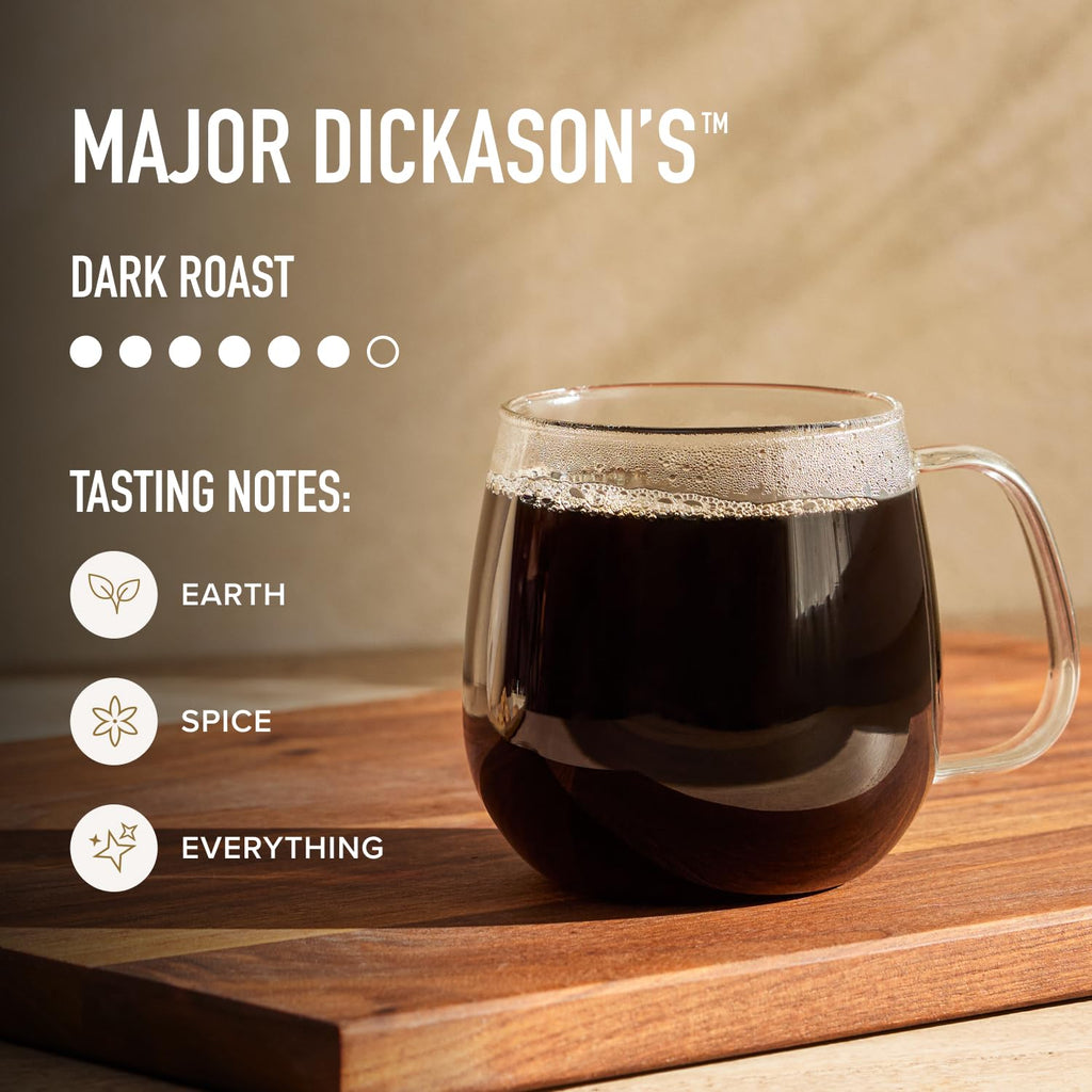 Peet's Coffee Dark Roast Whole Bean Coffee - 100% Arabica Major Dickason's Blend, 10.5 Oz Bag