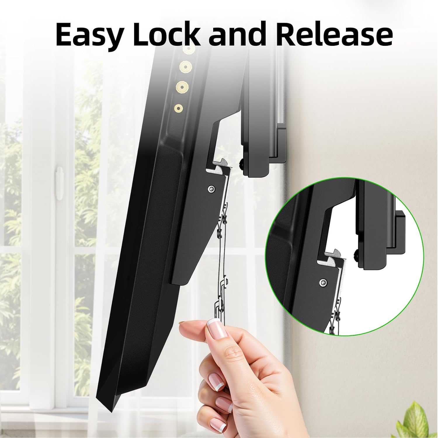 USX MOUNT TV Wall Mount - Low Profile Design for 42-95 Inch Flat Screen TVs | Holds Up to 132 lbs
