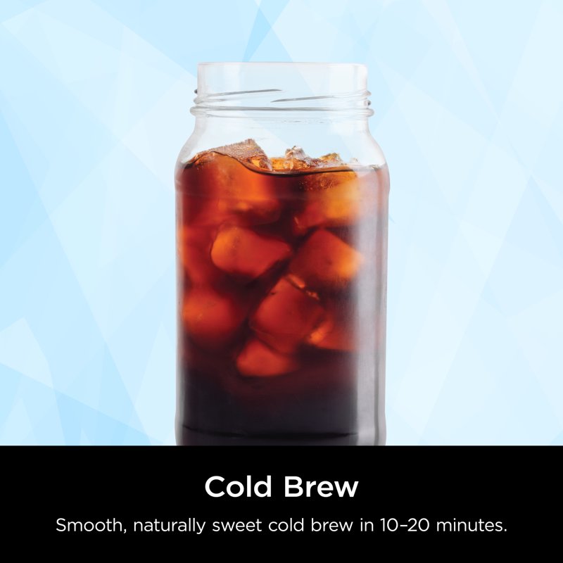 Single-Serve Coffee Maker with Rapid Cold Brew - Light Grey