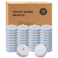 36 Count Toilet Wand Refills Compatible with Clorox Toilet Wand, Disposable Toilet Brush Heads, 5X Cleaning Power, Tear-Resistant, Fresh Scent