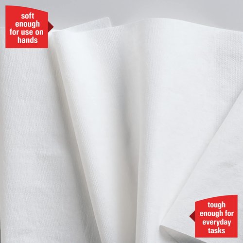 WypAll GeneralClean L30 Cloths Heavy Duty Cleaning Wipes (05843), Strong and Soft Bulk Paper Wipers, White (70 Sheets/Roll, 24 Rolls, 1,680 Sheet Total)