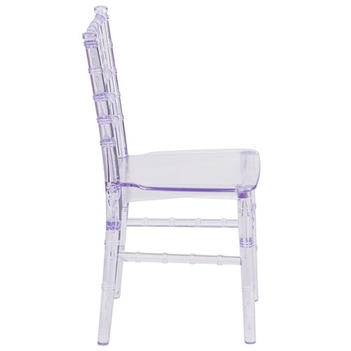 Flash Furniture Child’s Transparent Crystal Resin Party and Event Chiavari Chair for Commercial & Residential Use