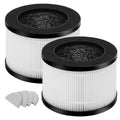 2 Packs BW301 Replacement Filters Compatible with MORFY BW301 and AGILEBOW BW301 Air Purifi-er 3 in 1 filter with Premium Filter and Activated Carbon Fllter with Extra 4 Pieces Aroma pads