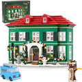 Skiennix Christmas House Building Set - 1187PCS Holiday Kit with Lights for Adults & Movie Fans