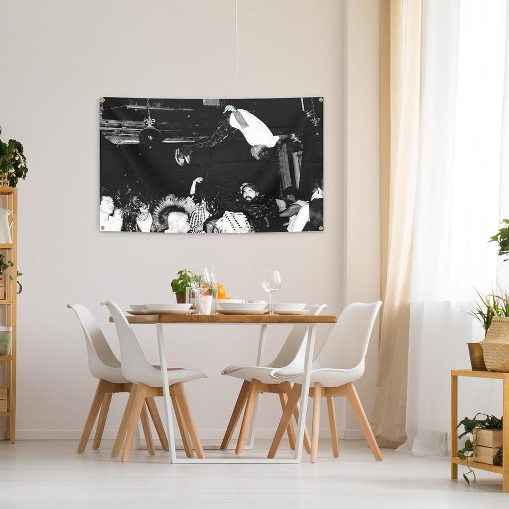 Playboi Carti - Die Lit Album Cover Flag Banner | Durable 3x5 Feet Tapestry for Aesthetic Decor