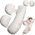 YZCCtixi Pregnancy Pillow for Women - Maternity Pillow for Back Pain Relief & Full Body Support, Soft Sleeping Pillow with Removable Cover for Side Sleepers and Pregnancy