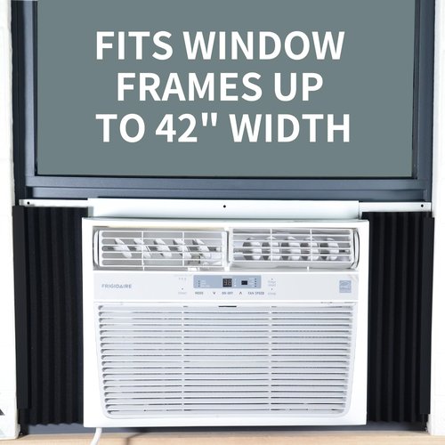 Large Window Air Conditioner Foam Insulation Panels,Extra Wide AC Side Extend Panel Kit,2 Pack,17in High x 12 in Wide x 7/8in Thick