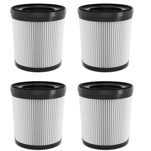Leemone Filter Replacement Compatiable with Fabuletta FSV101 & FSV001, Lubluelu 202, Girnoor G160 & G165, Afoddon A300, Oraimo OSV-102, Besswin W26, VacLife VL732 Cordless Vacuum Cleaners, 4 Pack
