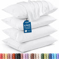 Utopia Bedding Standard Pillow Cases - Soft Brushed Microfiber - Pack of 4 | Fade Resistant 20 x 26 Inches (White)