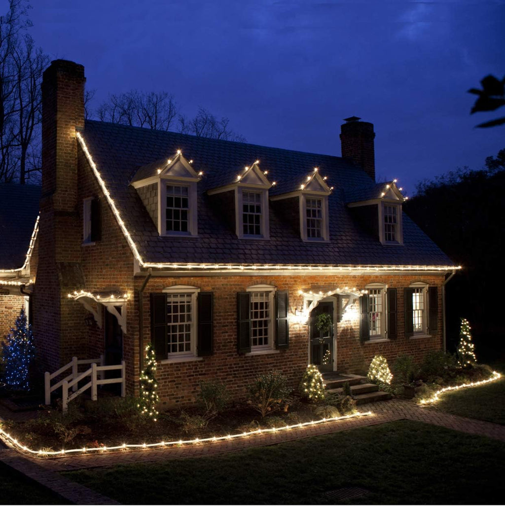 Skiennix LED Rope Lights - 16.4ft Waterproof Connectable Strip Lighting | 3000K Soft White for Indoor & Outdoor Decor