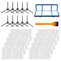 Garbage fighter Vacuum Filter Kit Replacement for Robotic Vacuum ILIFE V3 V3S V5 V5s Pro Robot Vacuum Cleaner, 10 Filters and 10 Side Brushes and 1 Primary Filter and 1 Cleaning Brush(Pack of 21)