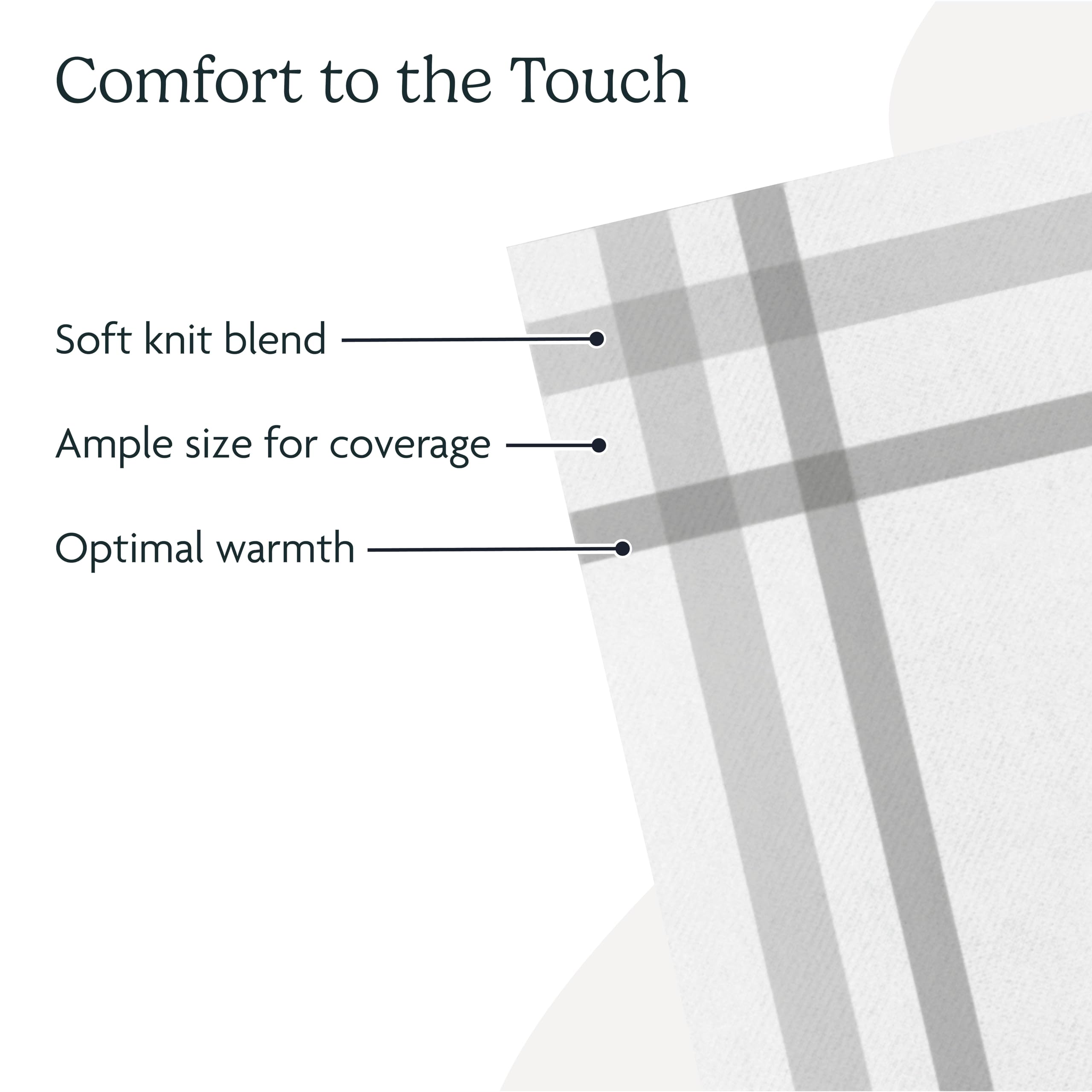 UPPAbaby Knit Blanket/Soft and Comfortable/Machine Washable/Perfect for Gifting/Grey (Grey Plaid)