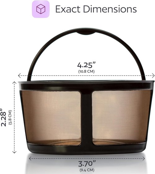 Keurig Reusable K-Duo Coffee Filter - Permanent Carafe Basket for Hot & Iced Brews | Gen 2 Compatible