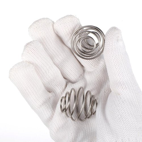 KFHENSOMR Stainless Steel Shaker Ball 10Pcs Wire Whisk Shaker Ball Protein Mixer Mixing Balls for Shakers Cup Blend Bottle Mixer (Diameter 1.25 inch)