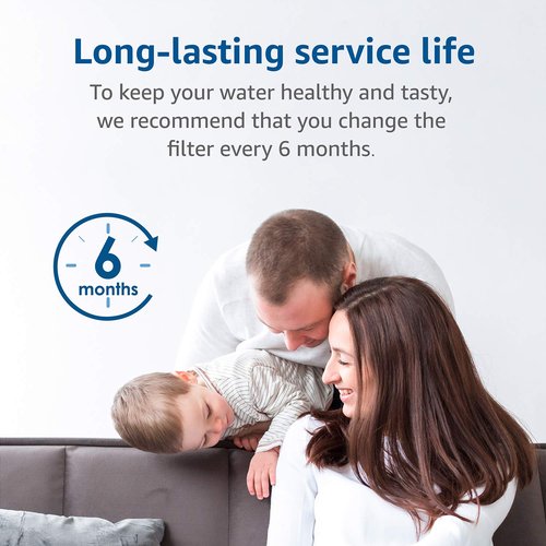 Waterdrop AP5527 Post Water Filter Cartridge, Model No.WD-W59, Replacement for Aqua-Pure® AP5527, 5598101, AP-RO5500, APRO5500 System (Pack of 2)