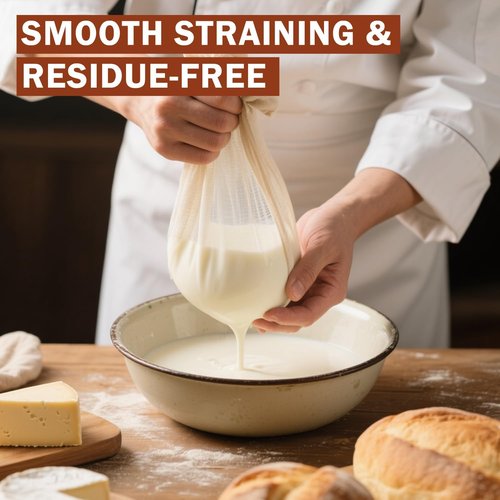 10 PCS Unbleached Cotton Cheesecloth by [Brand Name] - 20x20 Inch Reusable Straining Cloths for Baking & Cheese Making