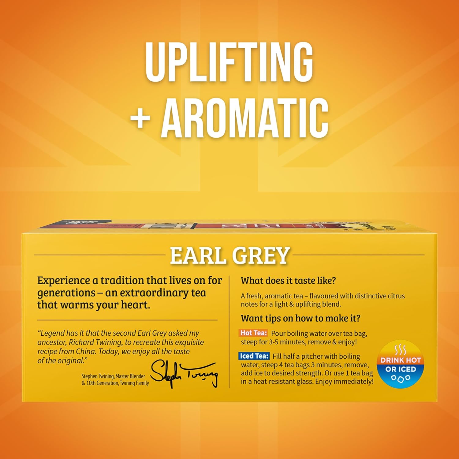 Twinings Earl Grey Black Tea - Individually Wrapped Bags with Citrus & Bergamot Flavor | 100 Count