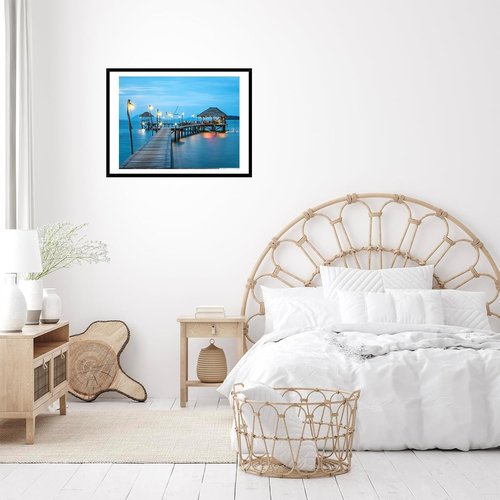 JCJMY Puzzle Frame - Display 1000-Piece Puzzles | Fits 19.7x27.6 Inch or 18x24 Inch with Mat - Black