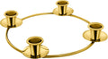 Advent Candle Holder - Elegant Gold Advent Ring for Taper Candles | Perfect Centerpiece for Holiday Décor