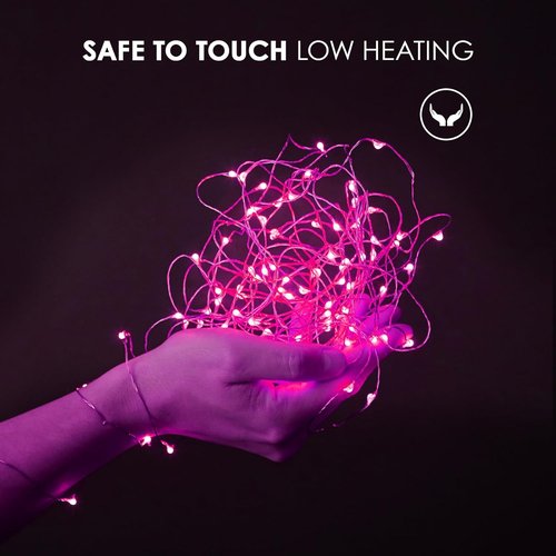 Bexdir Fairy Lights - 12 Pack Battery Operated 7FT Waterproof Silver Wire | Perfect for Christmas, Parties & Home Decor